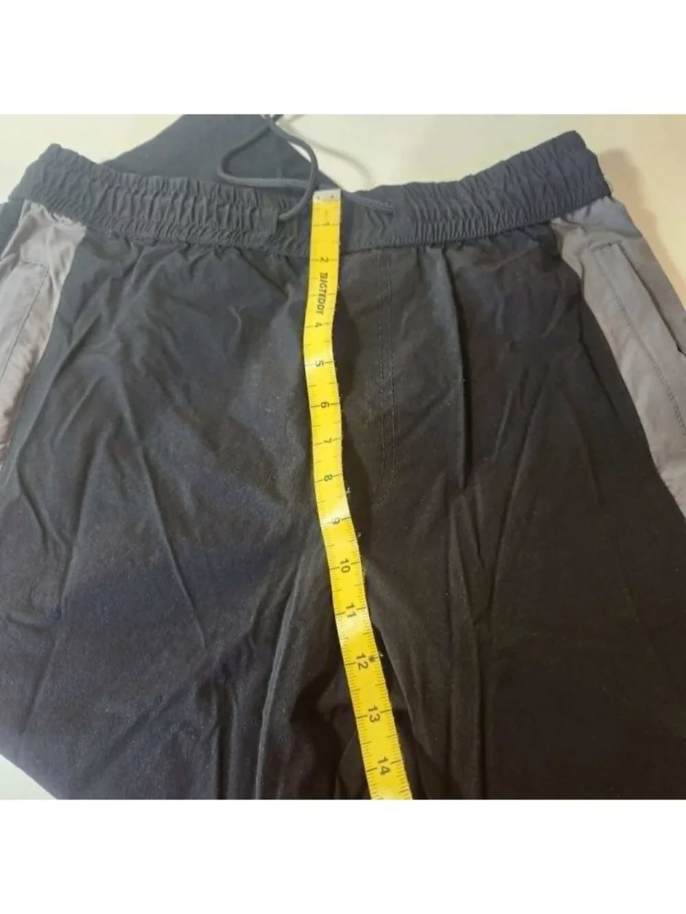 Adidas Originals Mens XL Track Pants Black Grey Colorblock Trefoil Logo Training